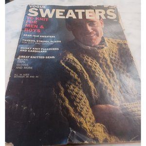 Vintage 1965 Vogue Sweaters Magazine/Catalog For Sizes Between 36 & 44